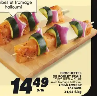 IGA C'EST PRÊT! À CUIRE FRESH CHICKEN SKEWERS offer