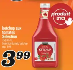 Marché Richelieu KETCHUP AUX TOMATES SELECTION | SELECTION TOMATO KETCHUP offer