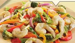IGA C'EST PRÊT! À CUIRE SHRIMP OR SALMON TRAY WITH VEGETABLES offer