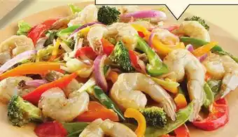 IGA C'EST PRÊT! À CUIRE SHRIMP OR SALMON TRAY WITH VEGETABLES offer