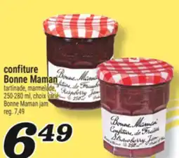 Marché Richelieu CONFITURE BONNE MAMAN | BONNE MAMAN JAM offer