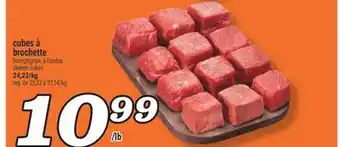 Marché Richelieu CUBES À BROCHETTE | SKEWER CUBES offer