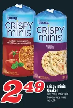 Marché Richelieu CRISPY MINIS QUAKER | QUAKER CRISPY MINIS offer