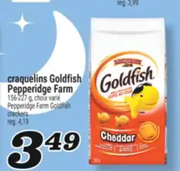 Marché Richelieu CRAQUELINS GOLDFISH PEPPERIDGE FARM | PEPPERIDGE FARM GOLDFISH CRACKERS offer