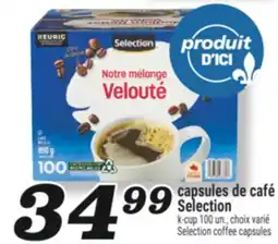 Marché Richelieu CAPSULES DE CAFÉ SELECTION | SELECTION COFFEE CAPSULES offer