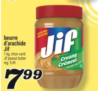 Marché Richelieu BEURRE D'ARACHIDE JIF | JIF PEANUT BUTTER offer