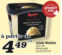 Marché Richelieu SALADE MOISHES | MOISHES SALAD offer