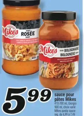 Marché Richelieu SAUCE POUR PÂTES MIKES | MIKES PASTA SAUCE offer