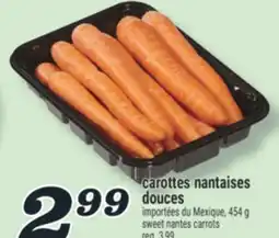 Marché Richelieu CAROTTES NANTAISES DOUCES | SWEET NANTES CARROTS offer