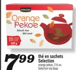 Marché Richelieu THÉ EN SACHETS SELECTION | SELECTION TEA BAGS offer