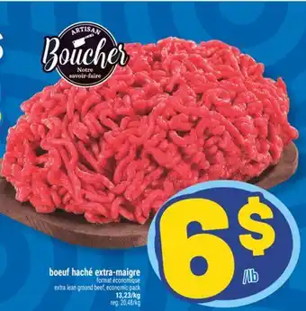 Marché Richelieu BOEUF HACHÉ EXTRA-MAIGRE | EXTRA LEAN GROUND BEEF offer