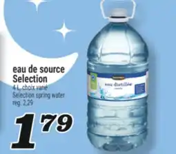 Marché Richelieu EAU DE SOURCE SELECTION | SELECTION SPRING WATER offer
