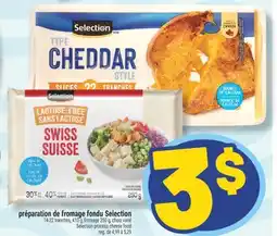 Marché Richelieu PRÉPARATION DE FROMAGE FONDU SELECTION | SELECTION PROCESS CHEESE FOOD offer