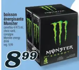 Marché Richelieu BOISSON ÉNERGISANTE MONSTER | MONSTER ENERGY DRINK offer
