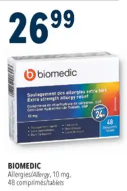 Familiprix BIOMEDIC, Allergy, 25 mg, 100 caplets offer