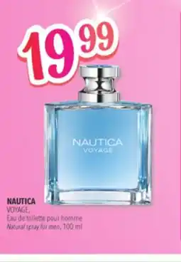 Familiprix NAUTICA VOYAGE Natural spray for men, 100 ml offer
