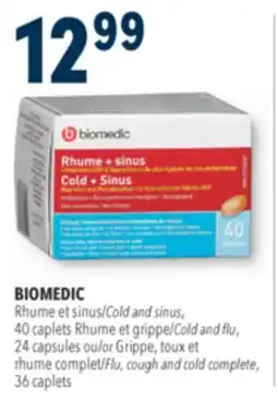 Familiprix Biomedic nighttime acetaminophen caplets with antihistamine for adults 40un offer