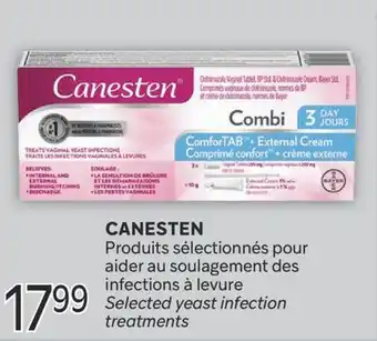 Brunet CANESTEN Produits sélectionnés pour aider au soulagement des infections à levure offer