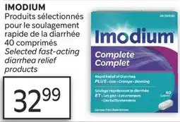 Brunet IMODIUM Produits sélectionnés pour le soulagement rapide de la diarrhée offer