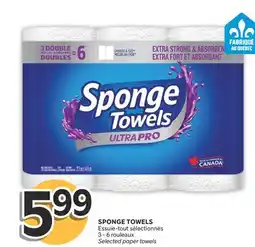Brunet SPONGE TOWELS Essuie-tout sélectionnés offer