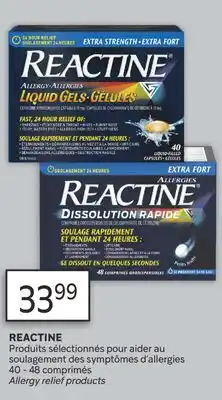 Brunet REACTINE Produits sélectionnés pour aider au soulagement des symptômes d'allergies offer