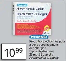Brunet PERSONNELLE Produits sélectionnés pour aider au soulagement des allergies Diphenhydramine 25 mg offer