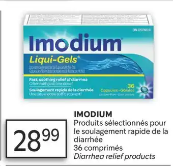 Brunet IMODIUM Produits sélectionnés pour le soulagement rapide de la diarrhée offer