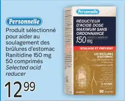Brunet PERSONNELLE Produit sélectionné pour aider au soulagement des brûlures d'estomac Ranitidine offer