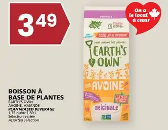 Rachelle-Bery Grocery EARTH'S OWN AVOINE, AMANDE PLANT-BASED BEVERAGE offer