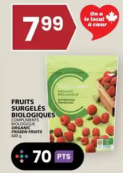 Rachelle-Bery Grocery COMPLIMENTS ORGANIC FROZEN FRUITS offer