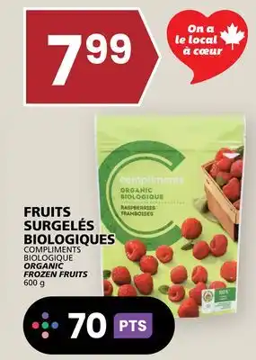Rachelle-Bery Grocery COMPLIMENTS ORGANIC FROZEN FRUITS offer