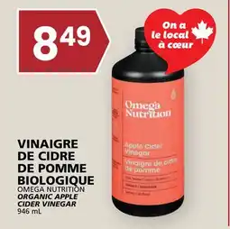 Rachelle-Bery Grocery OMEGA NUTRITION VINAIGRE DE CIDRE DE POMME BIOLOGIQUE offer