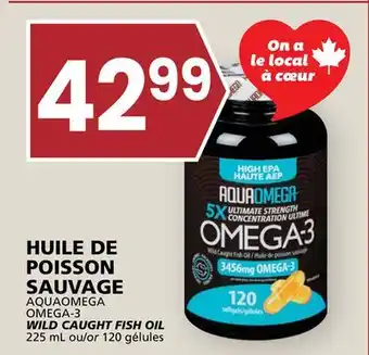 Rachelle-Bery Grocery AQUAOMEGA OMEGA-3 WILD CAUGHT FISH OIL offer