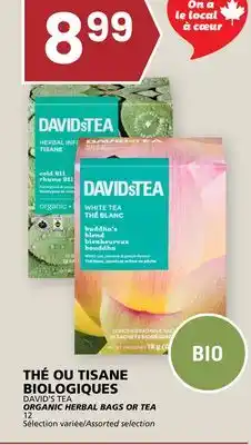 Rachelle-Bery Grocery DAVID'S TEA ORGANIC HERBAL BAGS OR TEA offer