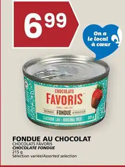 Rachelle-Bery Grocery CHOCOLATS FAVORIS CHOCOLATE FONDUE offer
