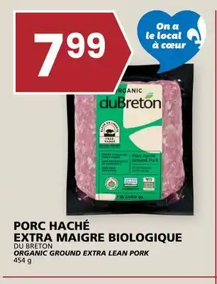 Rachelle-Bery Grocery DU BRETON ORGANIC GROUND EXTRA LEAN PORK offer