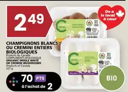 Rachelle-Bery Grocery COMPLIMENTS BIOLOGIQUE ORGANIC WHOLE WHITE OR CREMINI MUSHROOMS offer