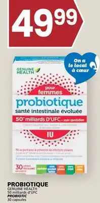 Rachelle-Bery Grocery GENUINE HEALTH 50 milliards d'UFC PROBIOTIC offer