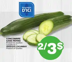 Marches Tradition SEEDLESS CUCUMBER offer
