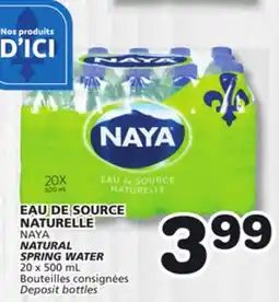 Marches Tradition NAYA NATURAL SPRING WATER offer