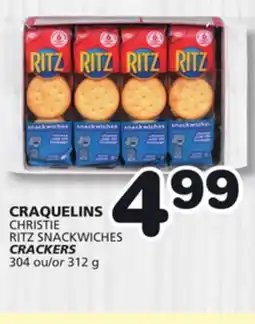 Marches Tradition CHRISTIE RITZ SNACKWICHES CRACKERS offer