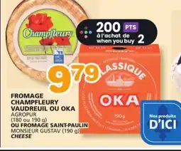 Marches Tradition AGROPUR (180 ou 190 g) OU FROMAGE SAINT-PAULIN MONSIEUR GUSTAV (190 g) CHEESE offer