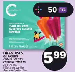 Marches Tradition COMPLIMENTS FROZEN TREATS offer