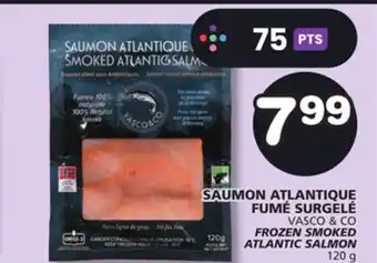 Marches Tradition VASCO & CO FROZEN SMOKED ATLANTIC SALMON offer