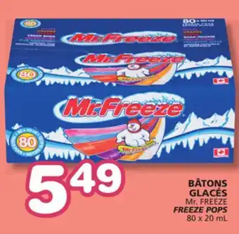 Marches Tradition Mr. FREEZE FREEZE POPS offer