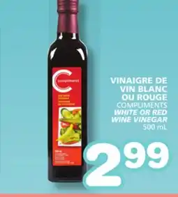 Marches Tradition COMPLIMENTS WHITE OR RED WINE VINEGAR offer