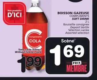 Marches Tradition COMPLIMENTS SOFT DRINK offer