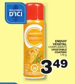 Marches Tradition COMPLIMENTS VEGETABLE COATING offer