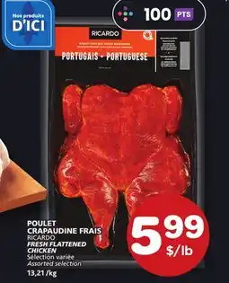 Marches Tradition RICARDO FRESH FLATTENED CHICKEN offer