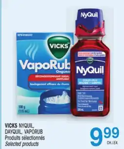 Uniprix VICKS NYQUIL, DAYQUIL, VAPORUB Produits sélectionnés/Selected products offer